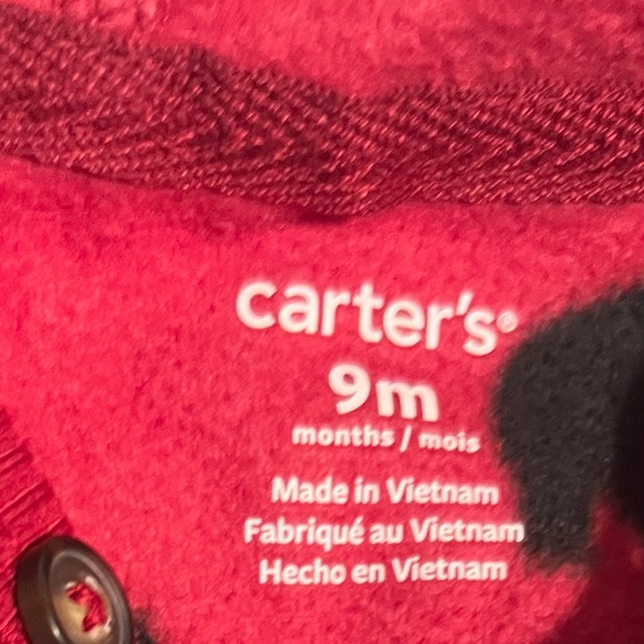 Fleece Bear One Piece Size 9 Months - Picture 3 of 3